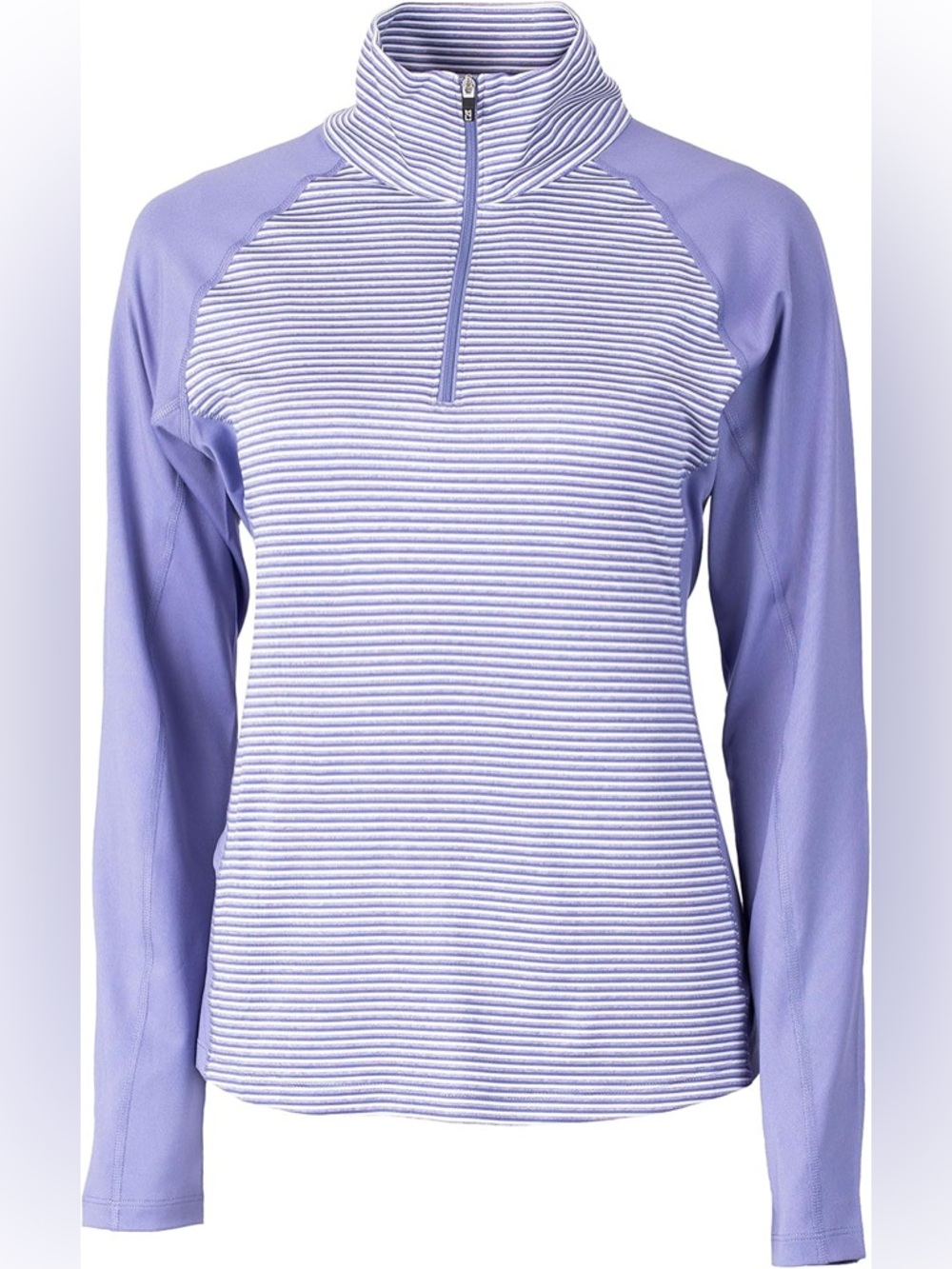 Cutter & Buck Stripe Half Zip Pullover Womens Small NWT Athletic Top